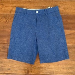 Puma Golf Shorts Juniors Youth Size Large 11/12 Heathered Blue Moisture Wicking